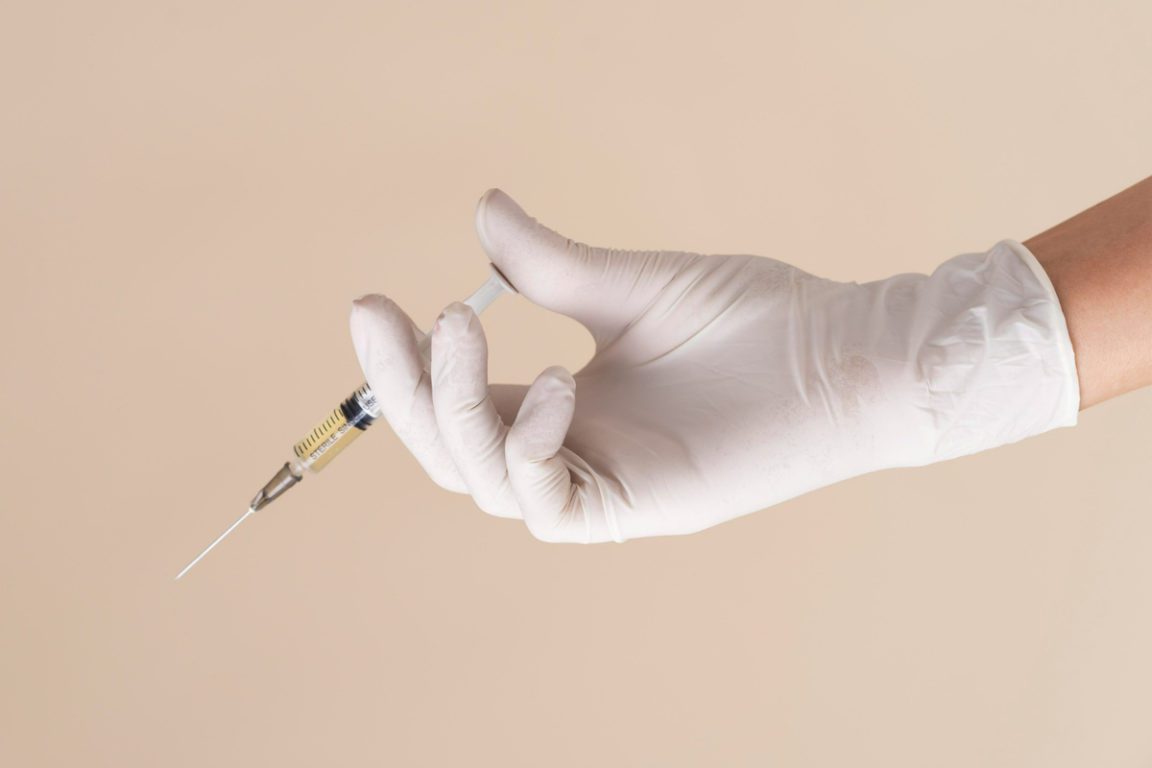 Seringa para aplicação de urofill