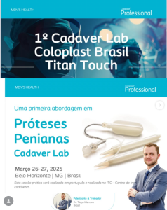 Dr. Tiago Mierzwa participa como Palestrante e Treinador do Cadaverlab de Implante de prótese peniana inflável​